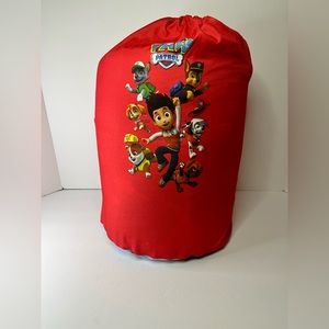 Nickelodeon Paw Patrol Kids Sleeping Bag Cover Carrying Bag‎ 28”x 56” Red Blue